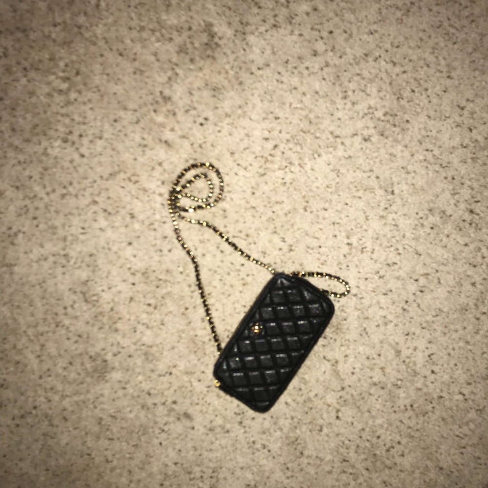 Black evening shoulder/clutch bag